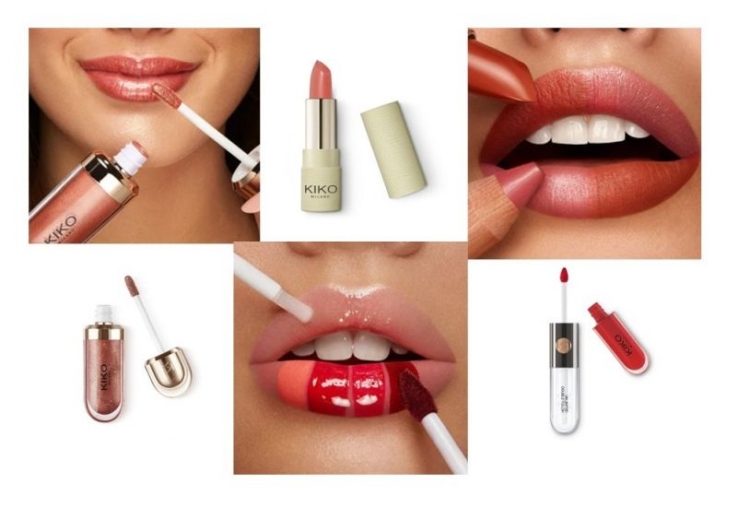 Usta na pierwszym planie z KIKO Milano