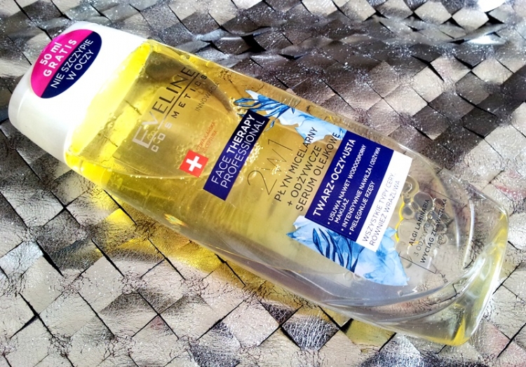 Eveline płyn micelarny i serum olejkowe 2w1