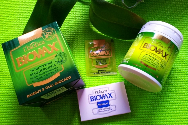 Biovax regenerująca maseczka Bambus i Olej Avocado