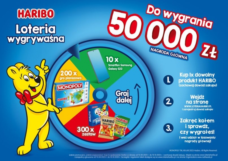 Wygrywaśna loteria Haribo