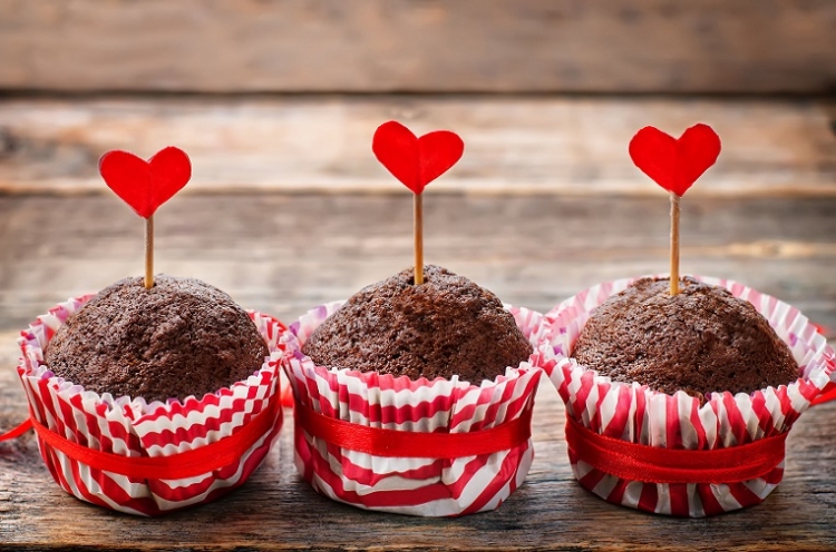 Muffinki na Walentynki z Helio