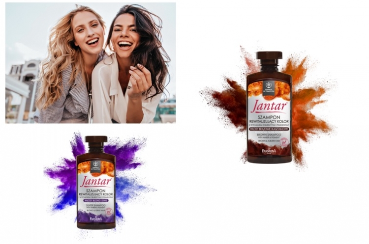 Nowość Jantar szampony z pigmentami