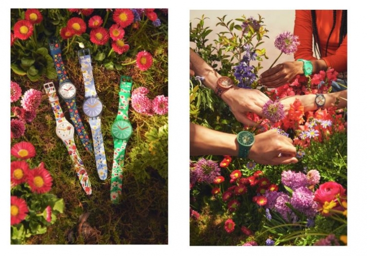 Kwiatowe zegarki od Swatch