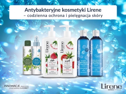 Nowość Lirene kosmetyki antybakteryjne