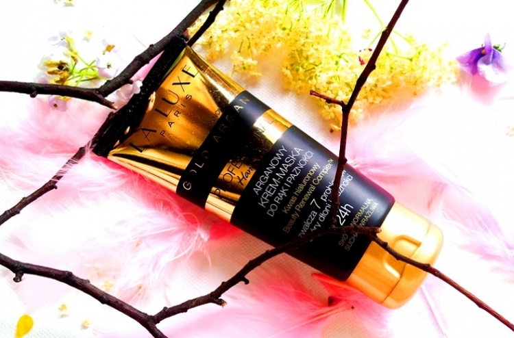 La Luxe Paris krem-maska do rąk i paznokci Gold Argan