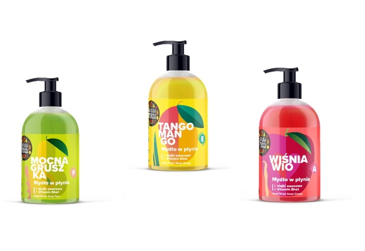 Nowość mydła w płynie Tutti Frutti