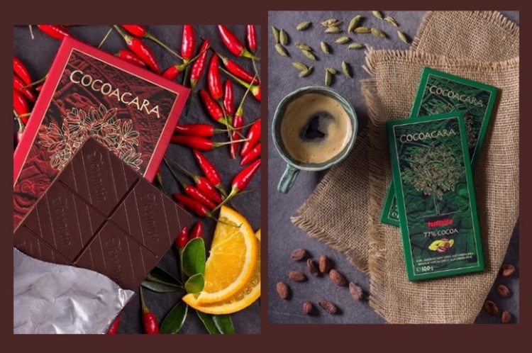 Kolekcja gorzkich czekolad Terravita Cocoacara