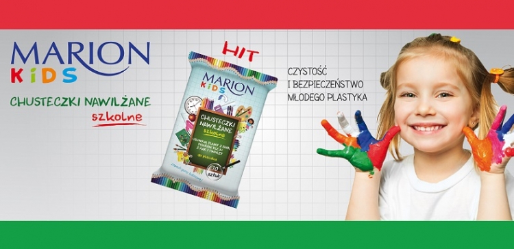 Marion Kids chusteczki nawilżane szkolne
