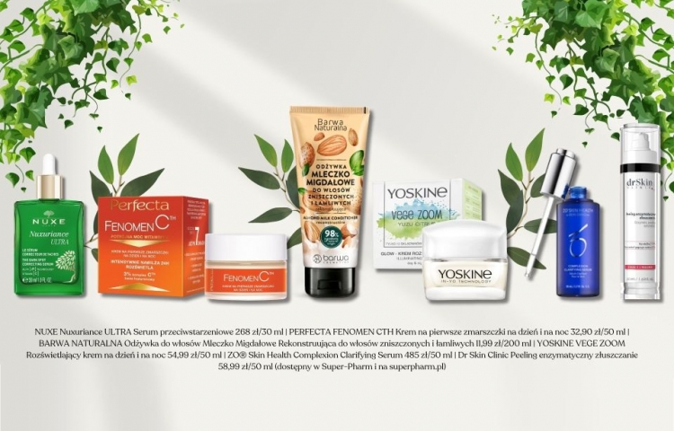 Zielona pielęgnacja pełna roślinnych ekstraktów