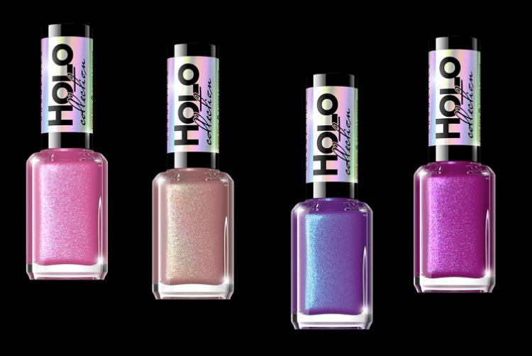 Nowość Eveline Holo Collection lakiery do paznokci
