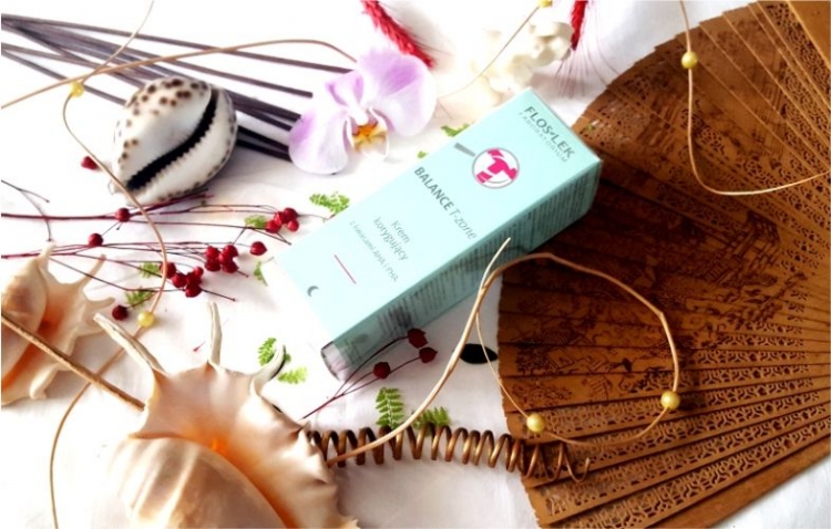 Floslek Balance T-zone krem korygujący z kwasami AHA i PHA na noc