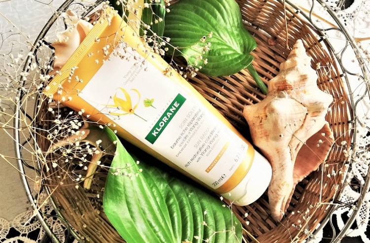 Klorane balsam do włosów na bazie wosku Ylang-Ylang