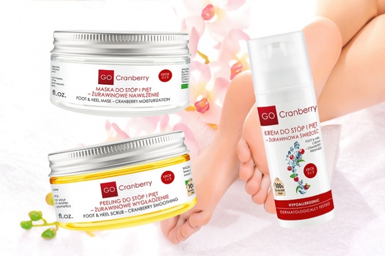 Piękne stopy na wiosnę z kosmetykami GoCranberry