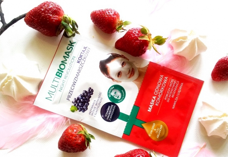 Multi BioMask Night Revolution koktajl przeciwzmarszczkowy + maska