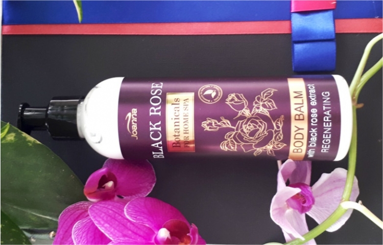 Joanna Black Rose regenerujący balsam do ciała z ekstraktem z czarnej róży
