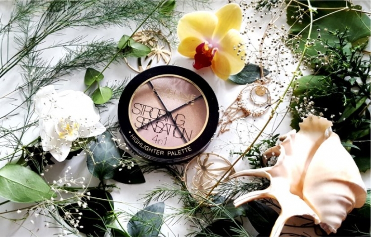 Eveline Strobing Sensation paleta rozświetlająca 4w1