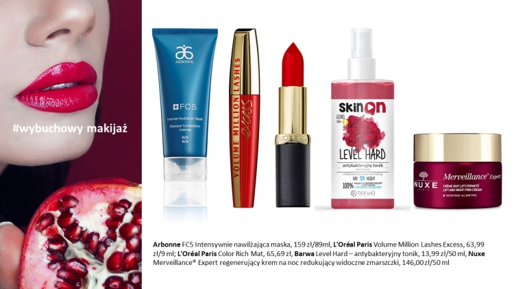 Wybuchowy granat w kosmetykach