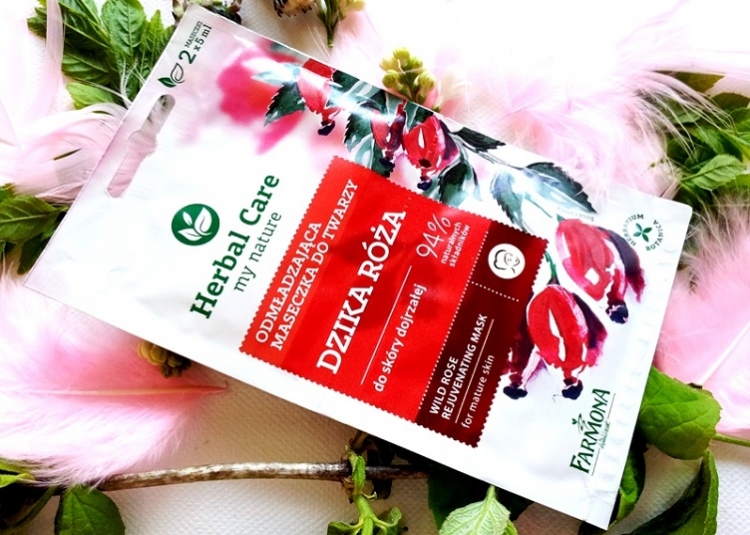 Farmona Herbal Care odmładzająca maseczka do twarzy dzika róża
