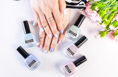 Lakiery Golden Rose Keratin Nail Color