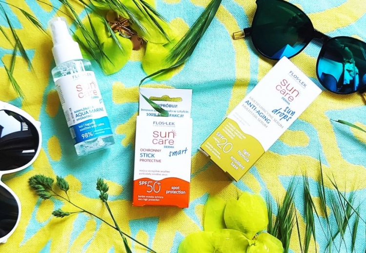 Nawilżanie skóry latem z Floslek