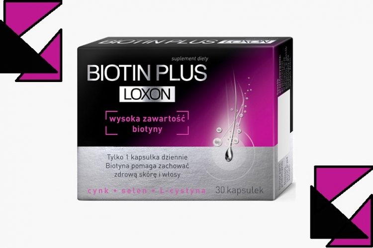 Gdy włosy opadają z sił Biotin Plus Loxon
