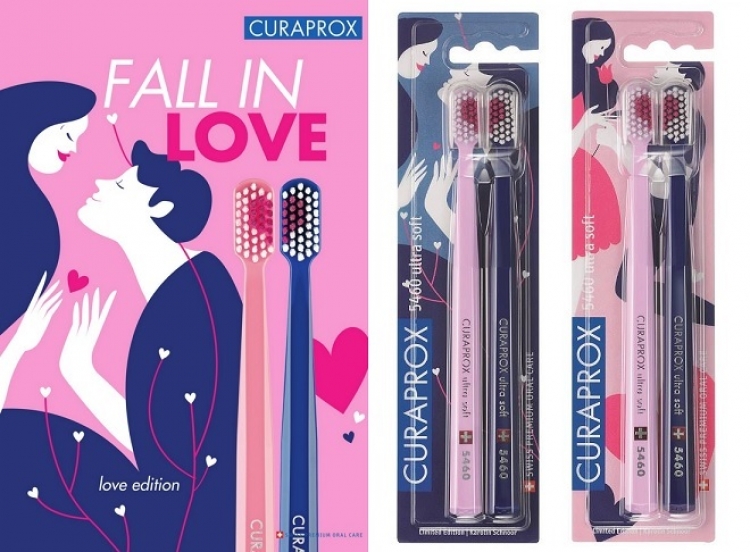 Curaprox Love limitowana edycja zakochanych szczoteczek