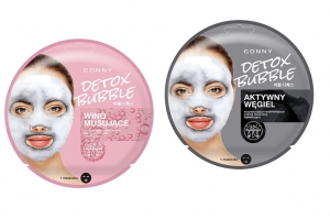 Nowość bąbelkujące maseczki Conny