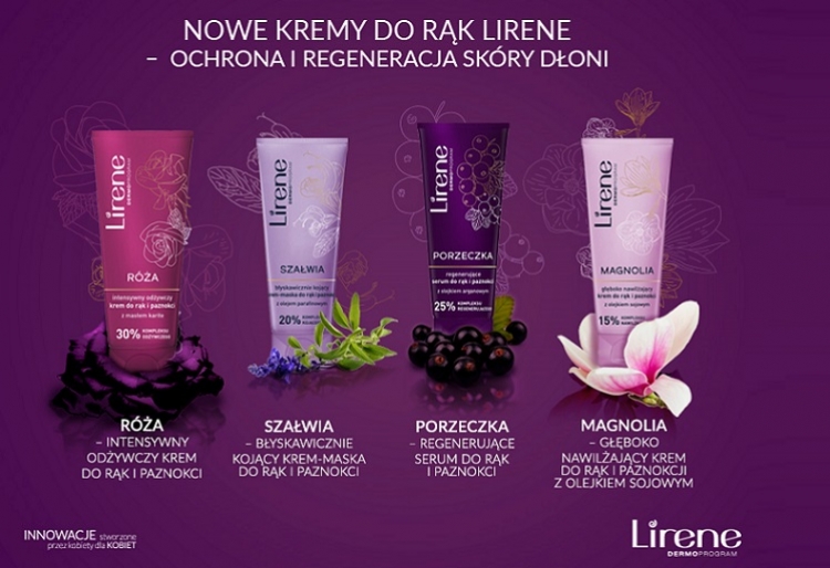 Nowe kremy do rąk Lirene