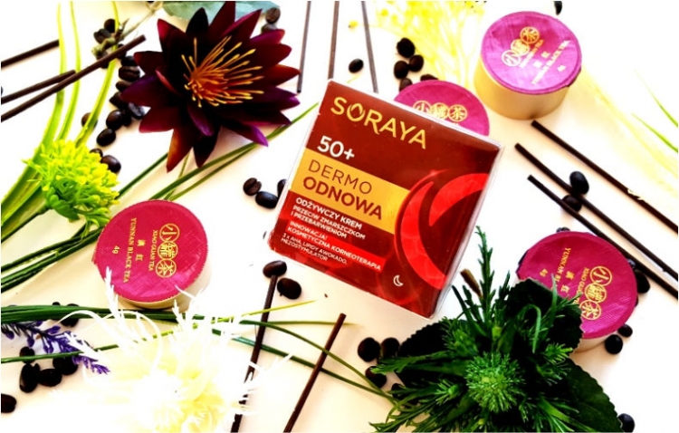 Soraya Dermo Odnowa odżywczy krem przeciw zmarszczkom 50+ na noc