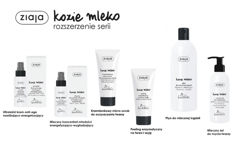 Nowe kosmetyki Ziaja z serii Kozie Mleko