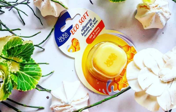 Laura Conti Eco Soft balsam do ust mleko z miodem