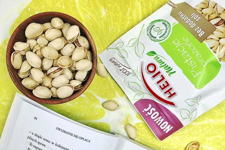 Pistacje prażone Helio na stres