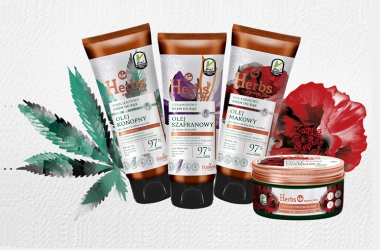 Dłonie gładkie jak aksamit z nowościami Herbs