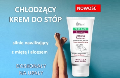 Nowość Ava Dermaline chłodzący krem do stóp