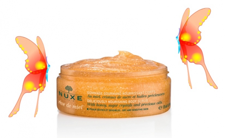 Nowość smakowicie odżywczy peeling do ciała Nuxe Reve de Miel