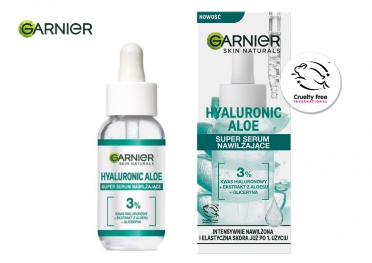Nowość w gamie Garnier Hyaluronic Aloe