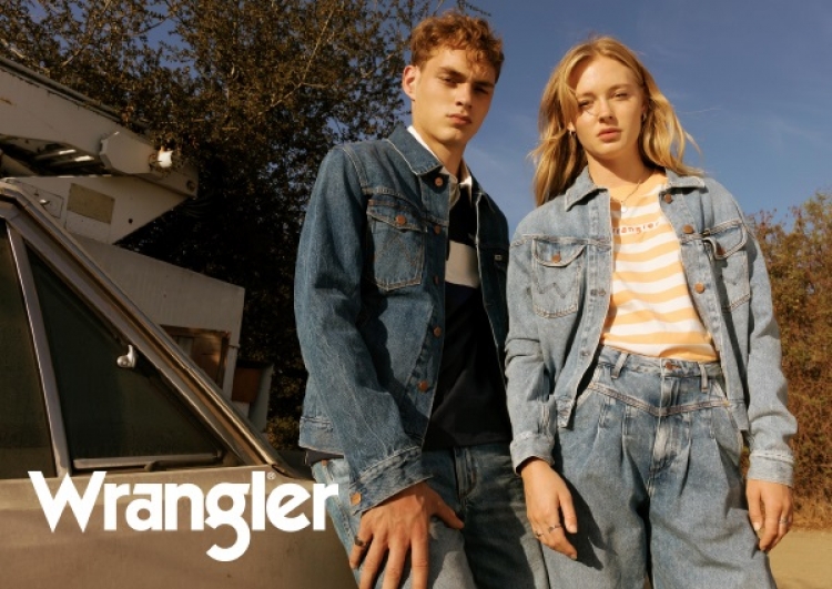 Wrangler w stylu retro na wiosnę