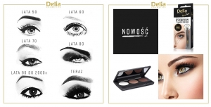 Podkreślone brwi z nowymi produktami Delia Cosmetics
