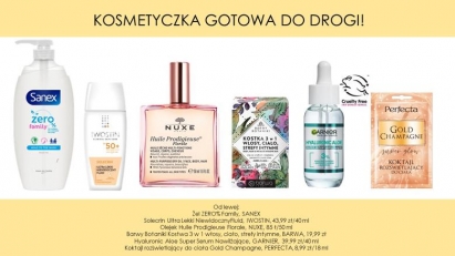 Kosmetyczka gotowa do drogi