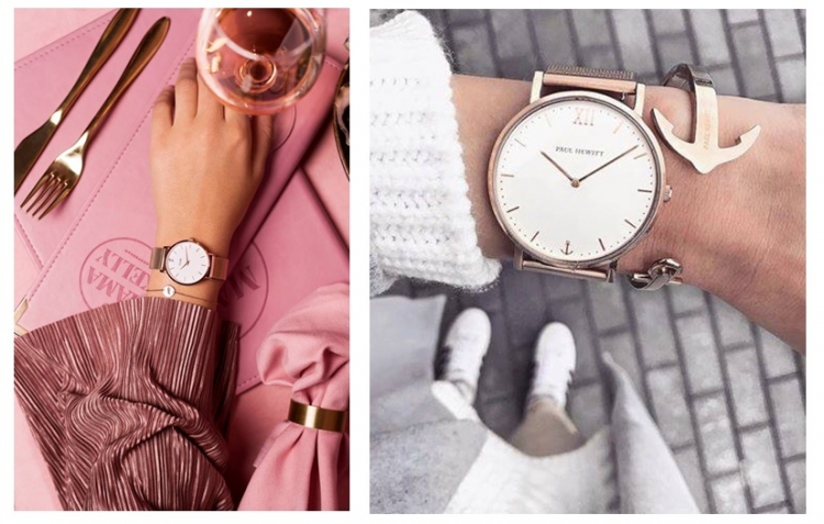 Zegarki w różowym złocie