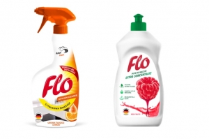 Piękna kuchnia z produktami Flo