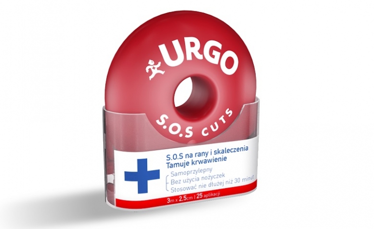 Nowość Urgo S.O.S Cuts plaster i bandaż w 1
