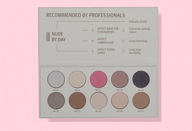Paleta cieni Nude By Day Affect Cosmetics