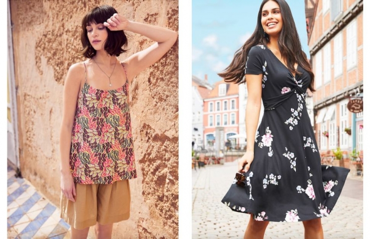 Roślinne printy w kolekcji BonPrix