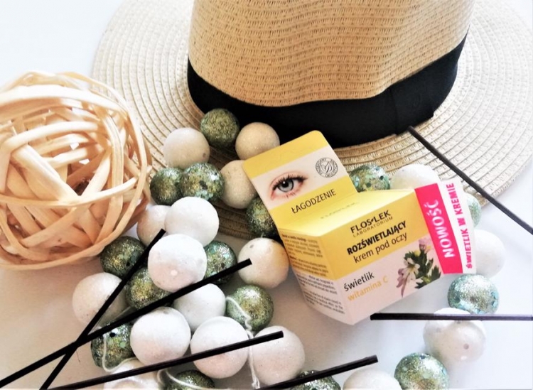 Floslek krem rozświetlający pod oczy ze świetlikiem lekarskim i witaminą C