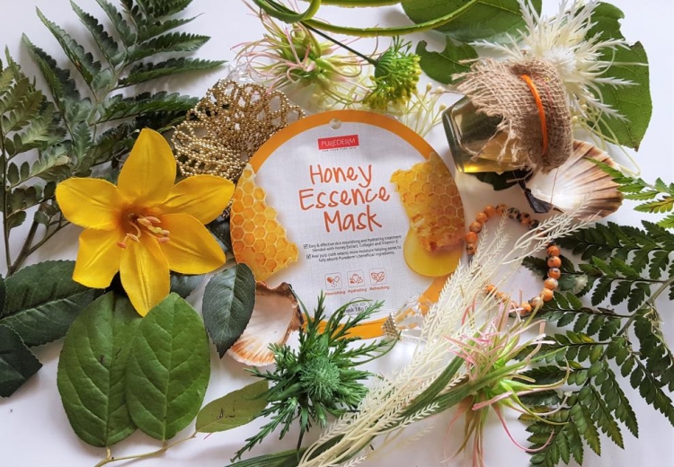 Purederm odżywczo-nawilżająca maseczka kolagenowa z miodem