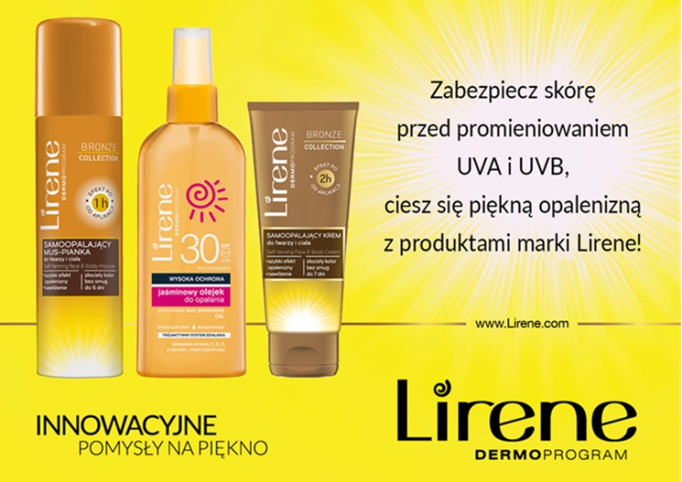 Piękna skóra latem z produktami Lirene