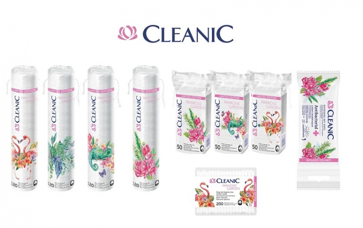 Limitowana seria płatków i patyczków Cleanic Paradise Garden