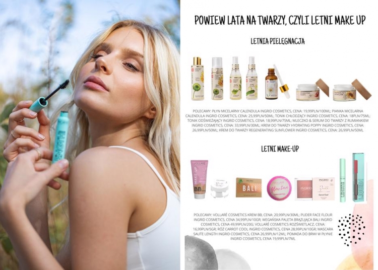 Powiew lata na twarzy, czyli letni makeup