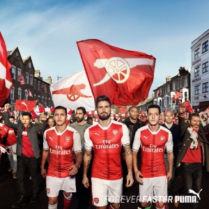 Nowe stroje Arsenalu